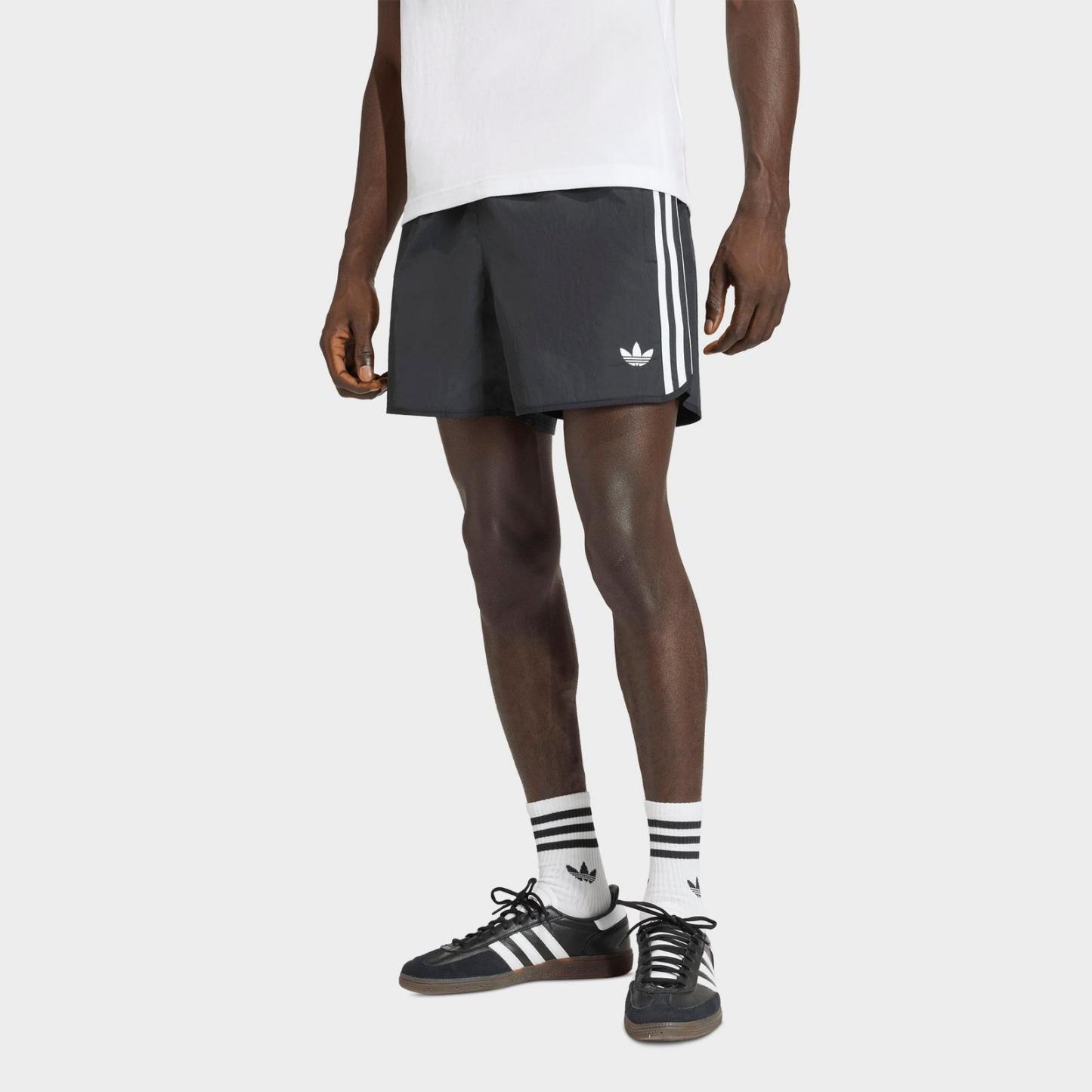 Men's adidas Originals adicolor Sprinter Shorts - Black - view 1