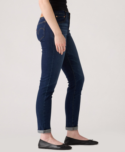 Levi's Women's Relaxed Boyfriend Tapered Leg Jeans - Marine Obedience