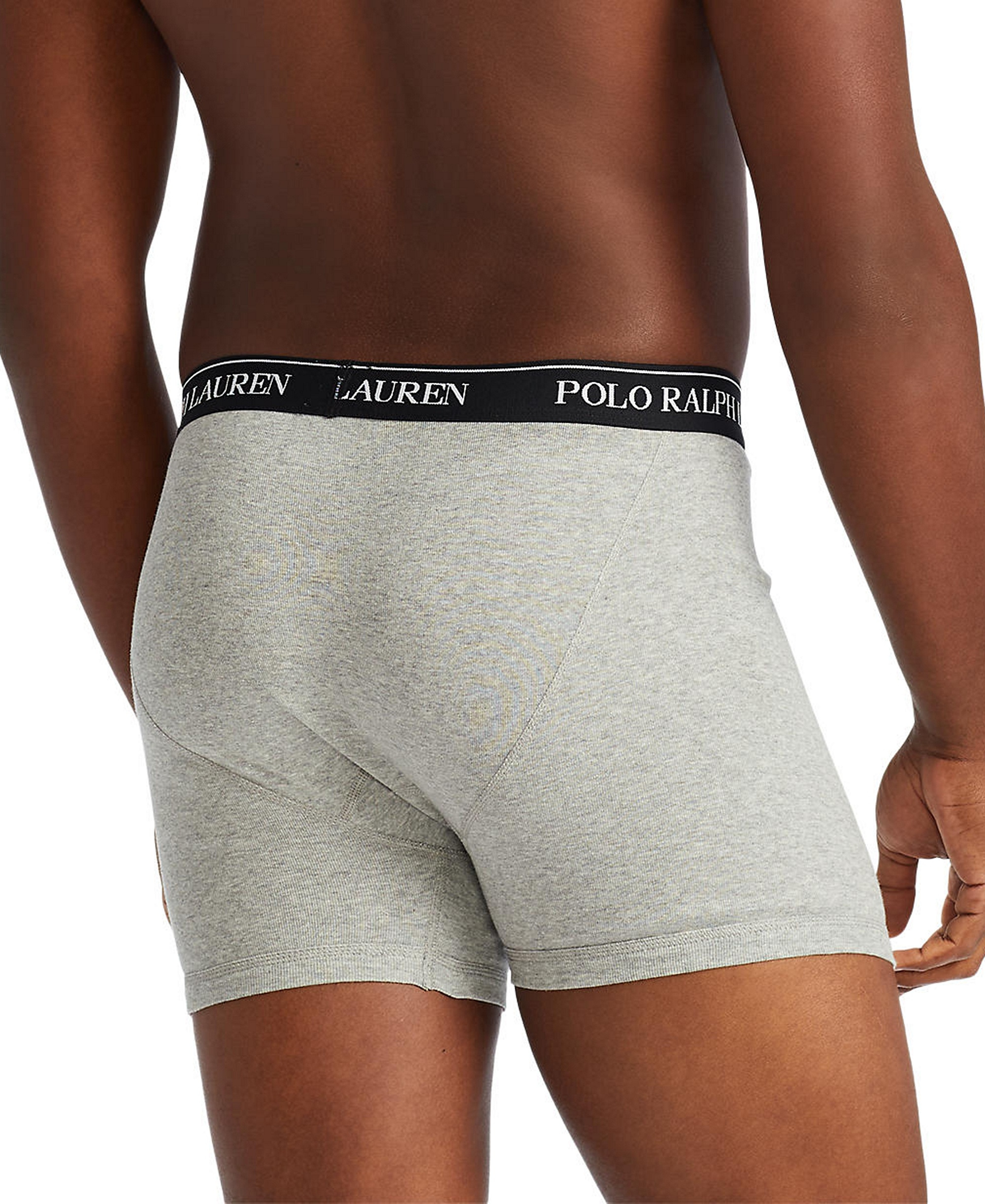 Polo Ralph Lauren Men's 3-Pack Classic Cotton Boxer Briefs - Andover Heather