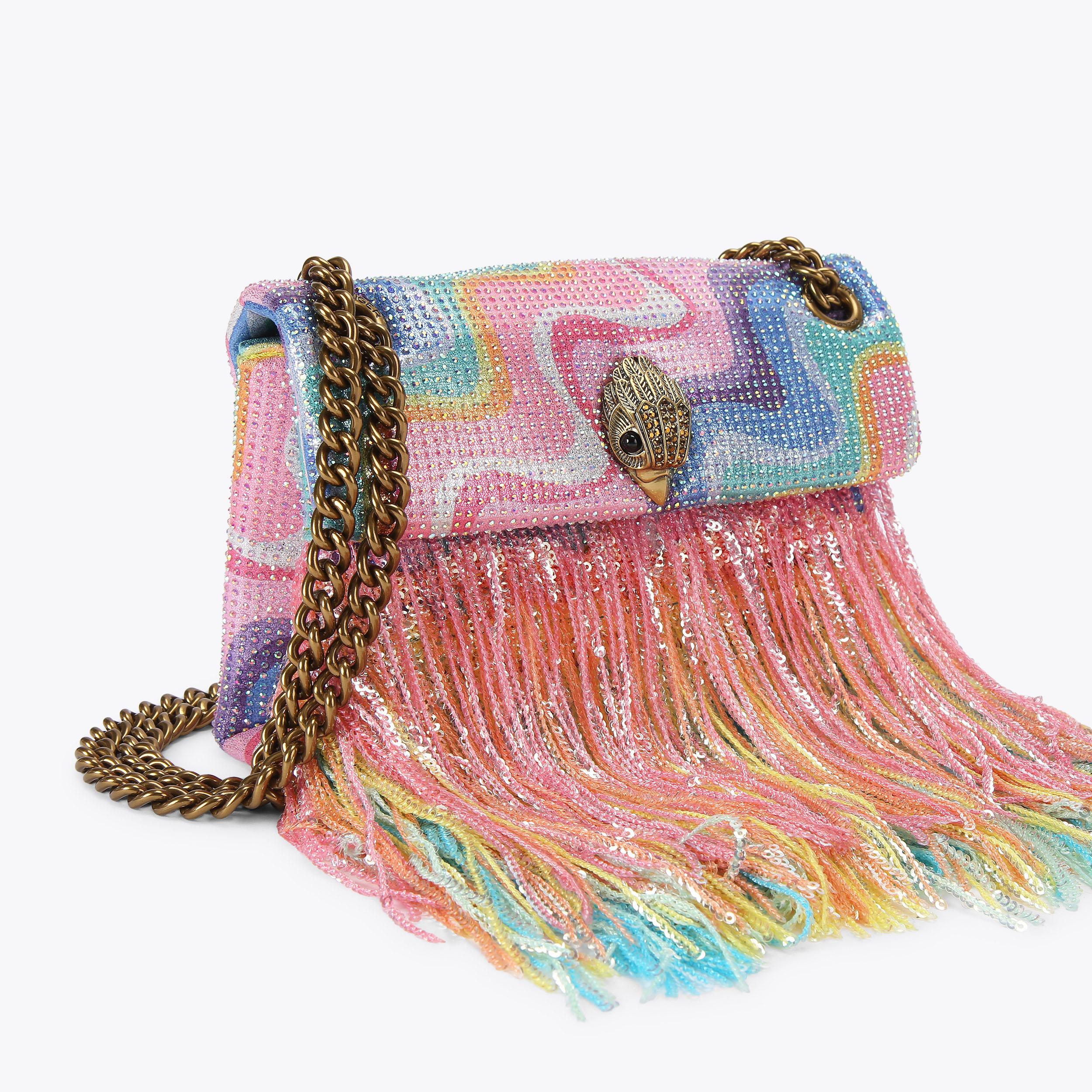 Kurt Geiger London Mini Kensington Fringe Bag - Multi Colored - view 3