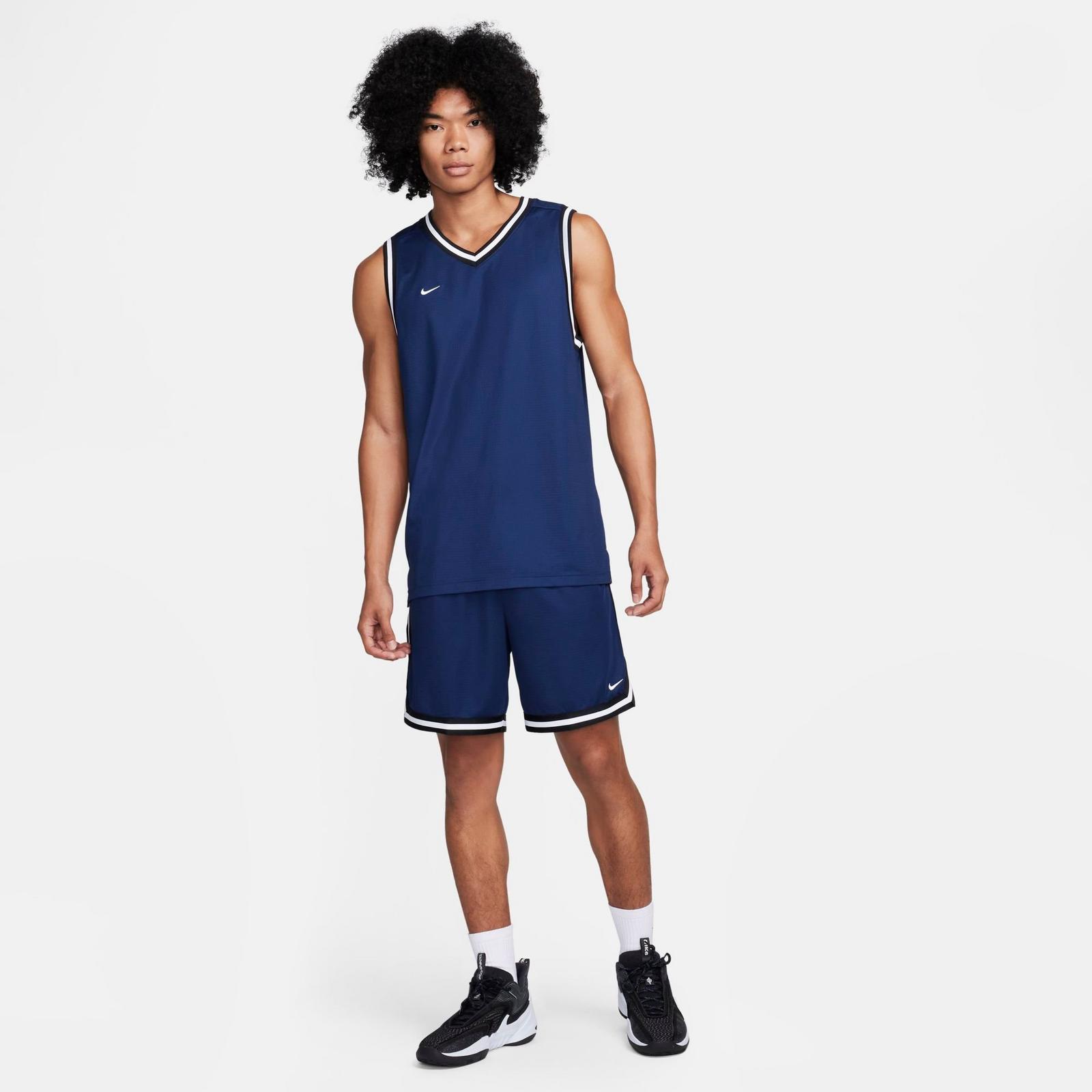 Men's Nike DNA Dri-FIT 8" Basketball Shorts - Midnight Navy/Black/White