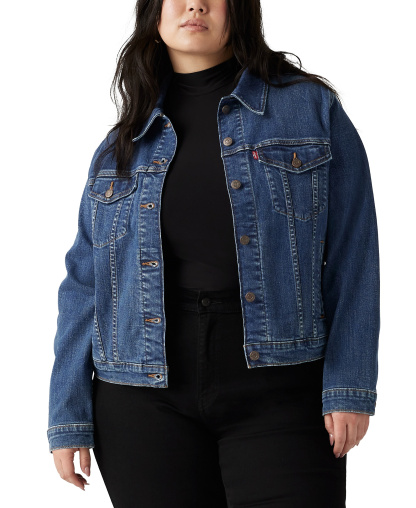 Levi's Women's Original Cotton Denim Trucker Jacket - See Her Run