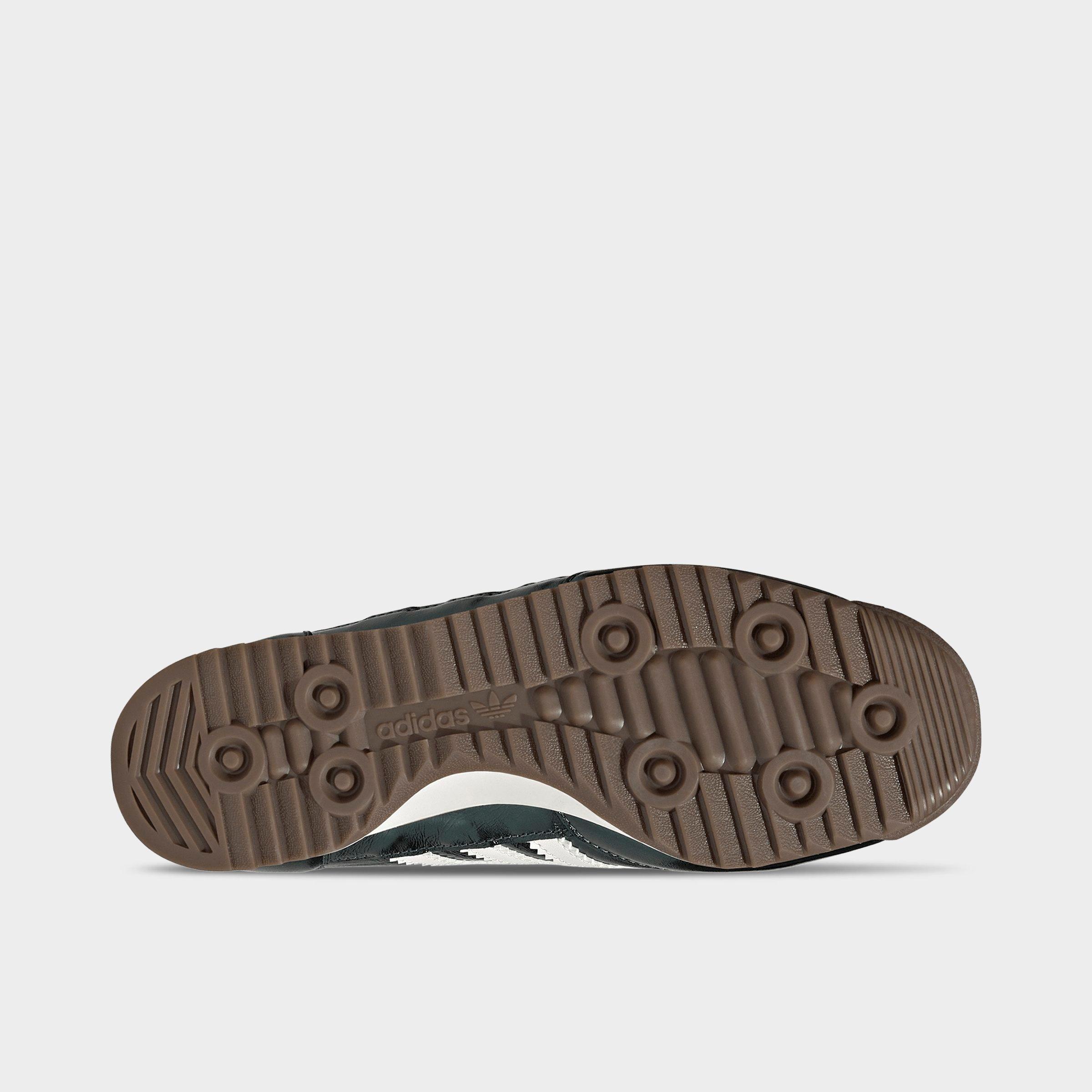 Women's adidas Originals SL 72 OG Pony Print Casual Shoes - Rich Green/Off White/Gum - Bottom view