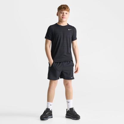 Big Kids' Nithtke Miler Dri-FIT Training Shorts - Black