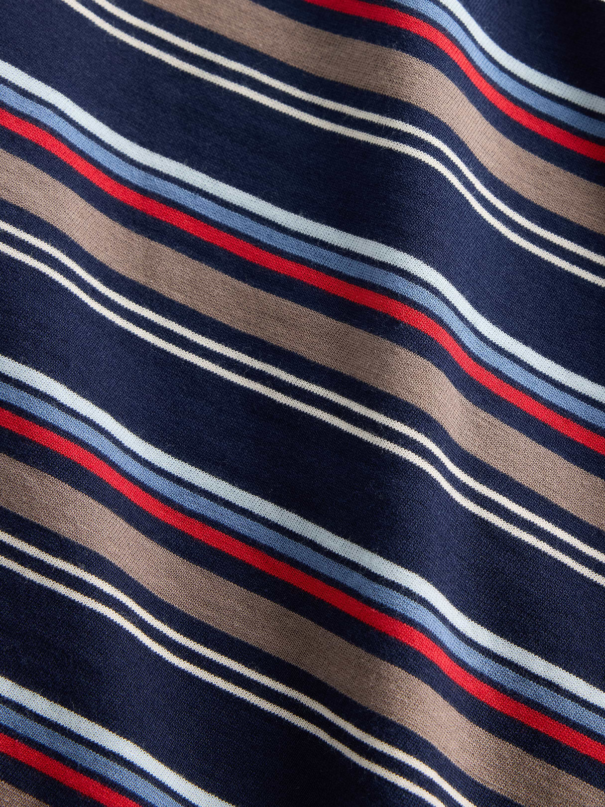 Organic Cotton VintageSoft T-Shirt - Navy blue stripe
