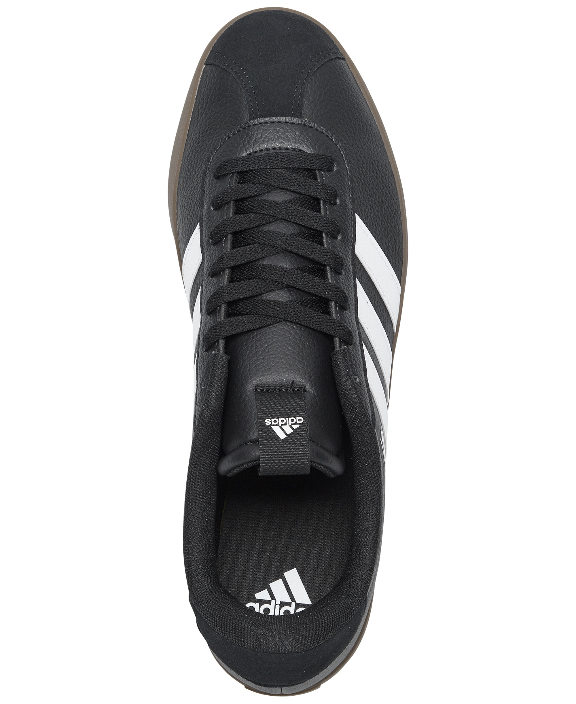 adidas Men's VL Court 3.0 Casual Sneakers from Finish Line - Black, White, Gum