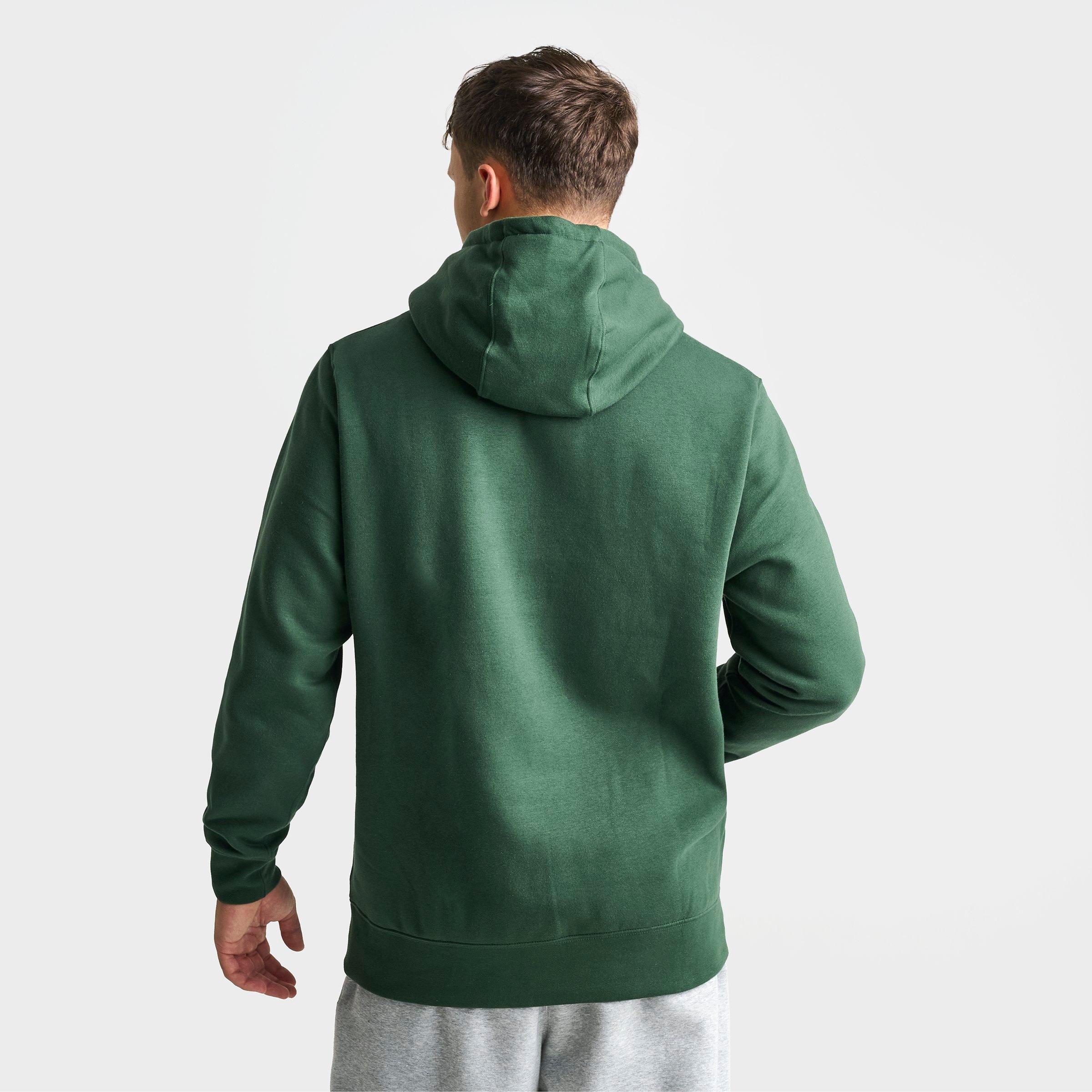 Men's Nithtke Club Fleece Premium Embroidered Pullover Hoodie - Part 2 - Fir/Fir/White
