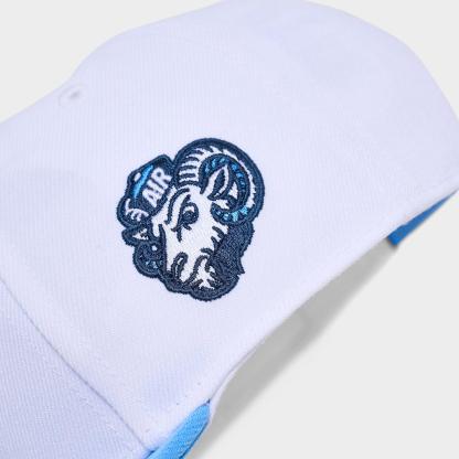 Kids' Jordan Pro UNC Snapback Hat - University Blue/White - view 7