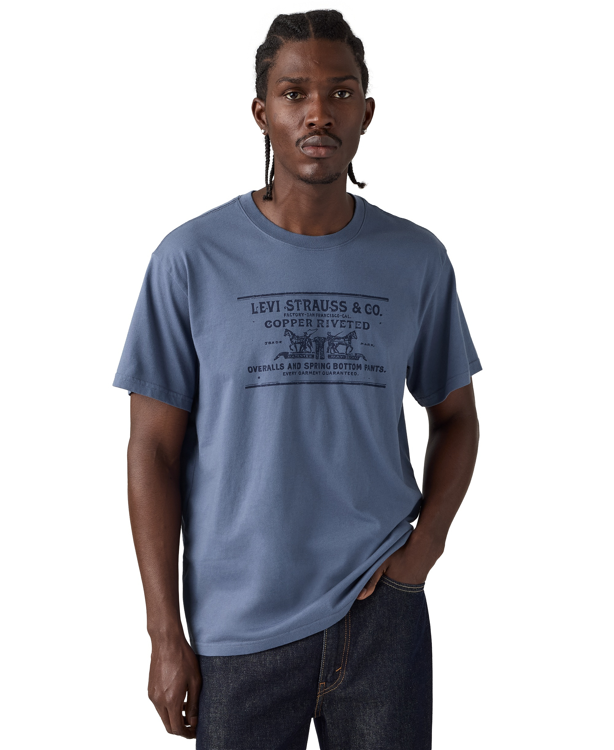 Levi's Men's Signature Graphic T-Shirt - Indigo