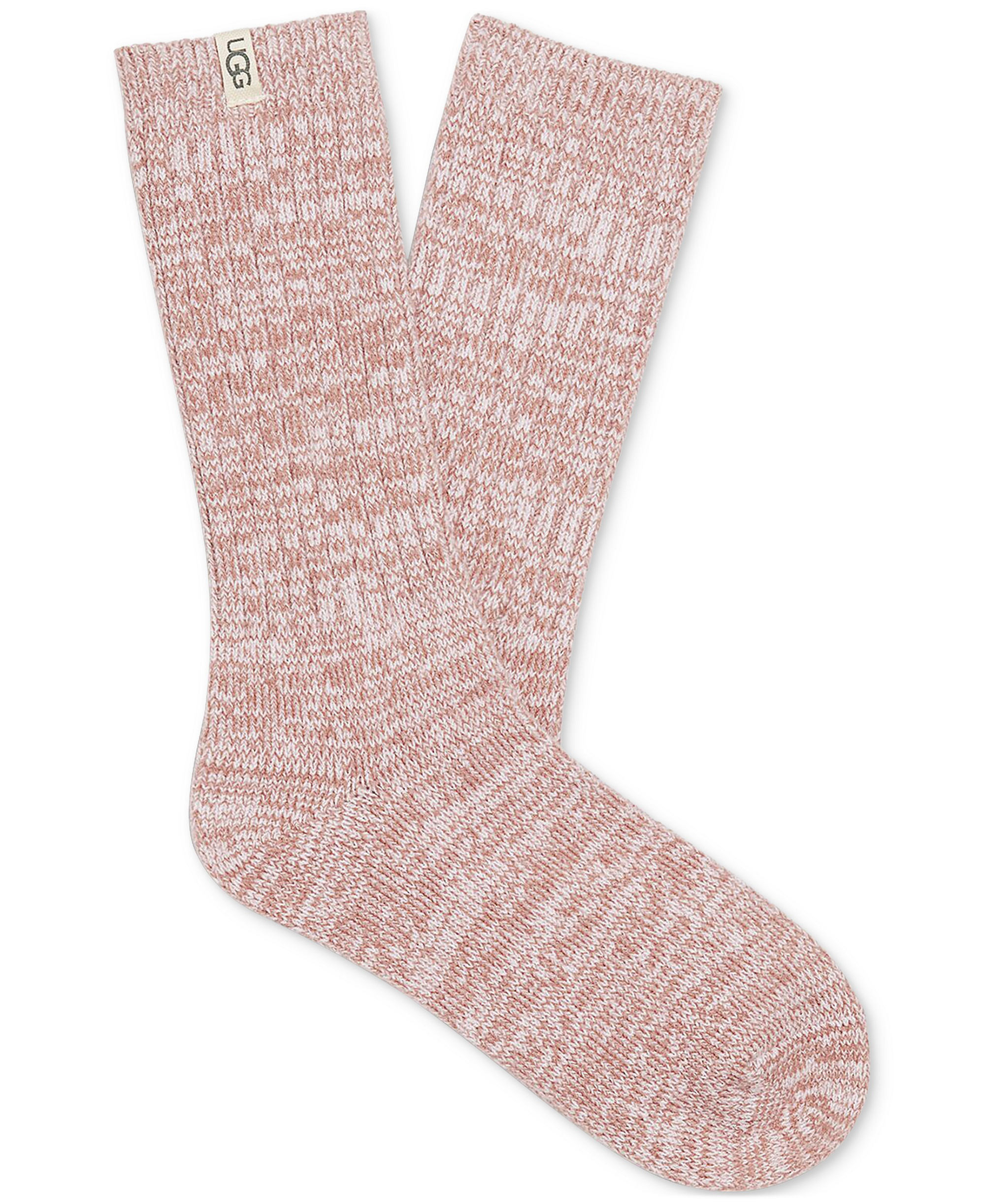 UGG Women's Rib-Knit Slouchy Crew Socks - Dusk