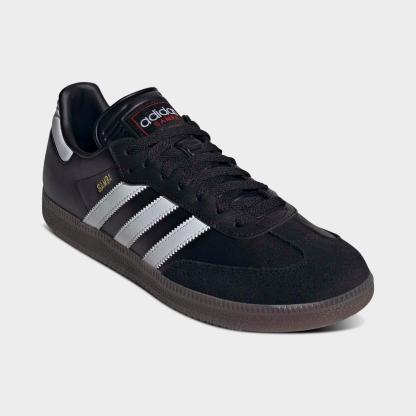 Men's adidas Originals Samba Indoor Soccer Shoes - Core Black/Cloud White/Vivid Red - view 2