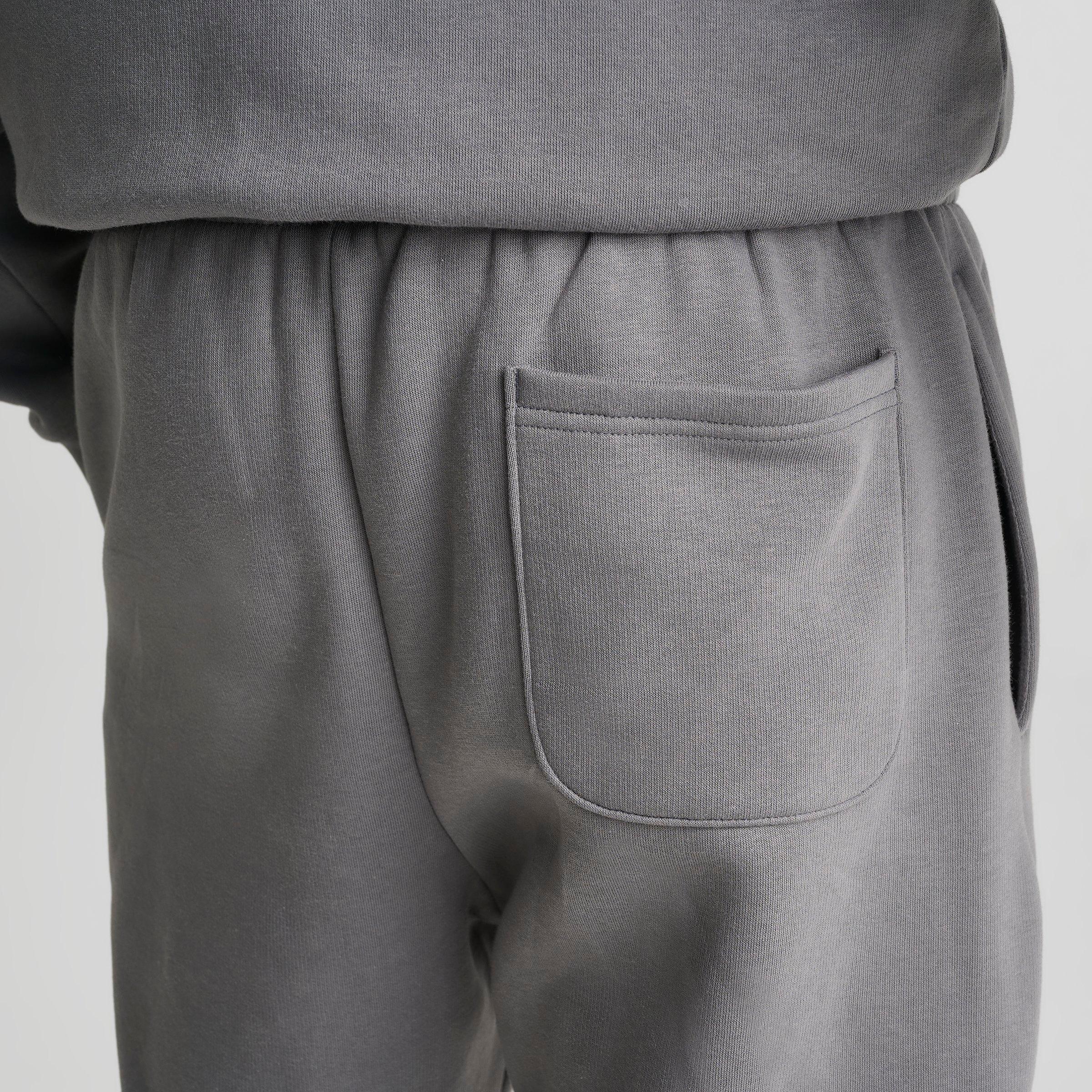 Men's New Balance Puffed Fleece Sweatpants - Grey/Blue - view 6