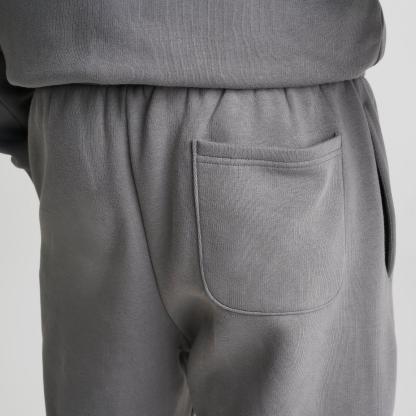 Men's New Balance Puffed Fleece Sweatpants - Grey/Blue - view 6
