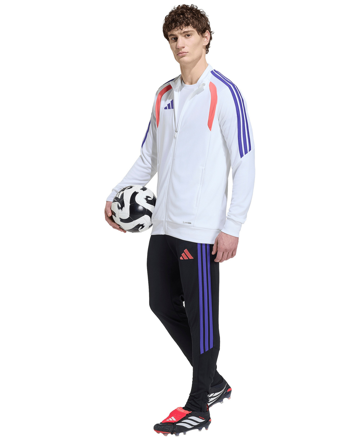 adidas Men's Tiro 26 League Mid-Rise Training Pants - Black / Purple