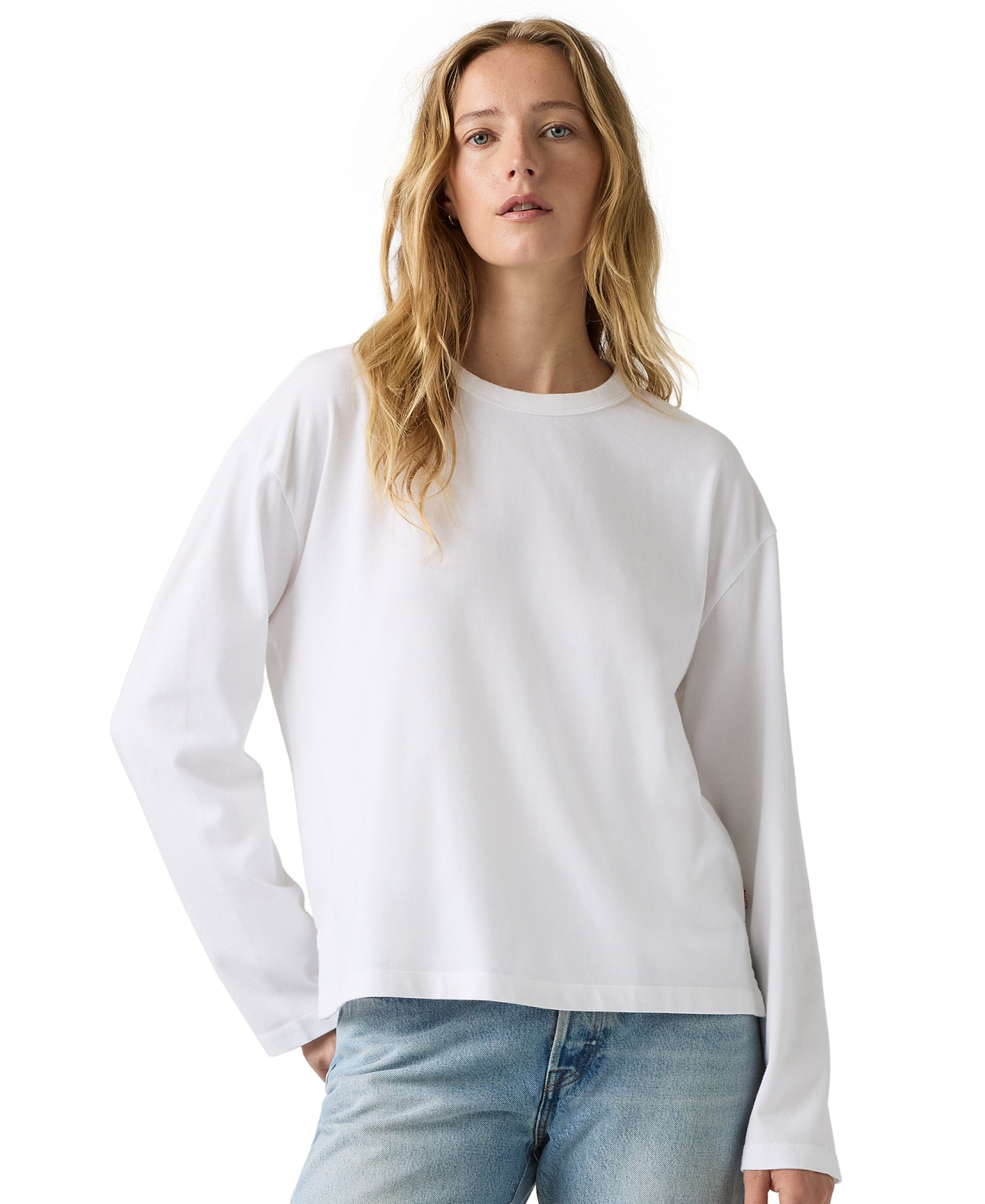 Levi's Premium Women's Vintage Long-Sleeve T-Shirt - Bright Whi