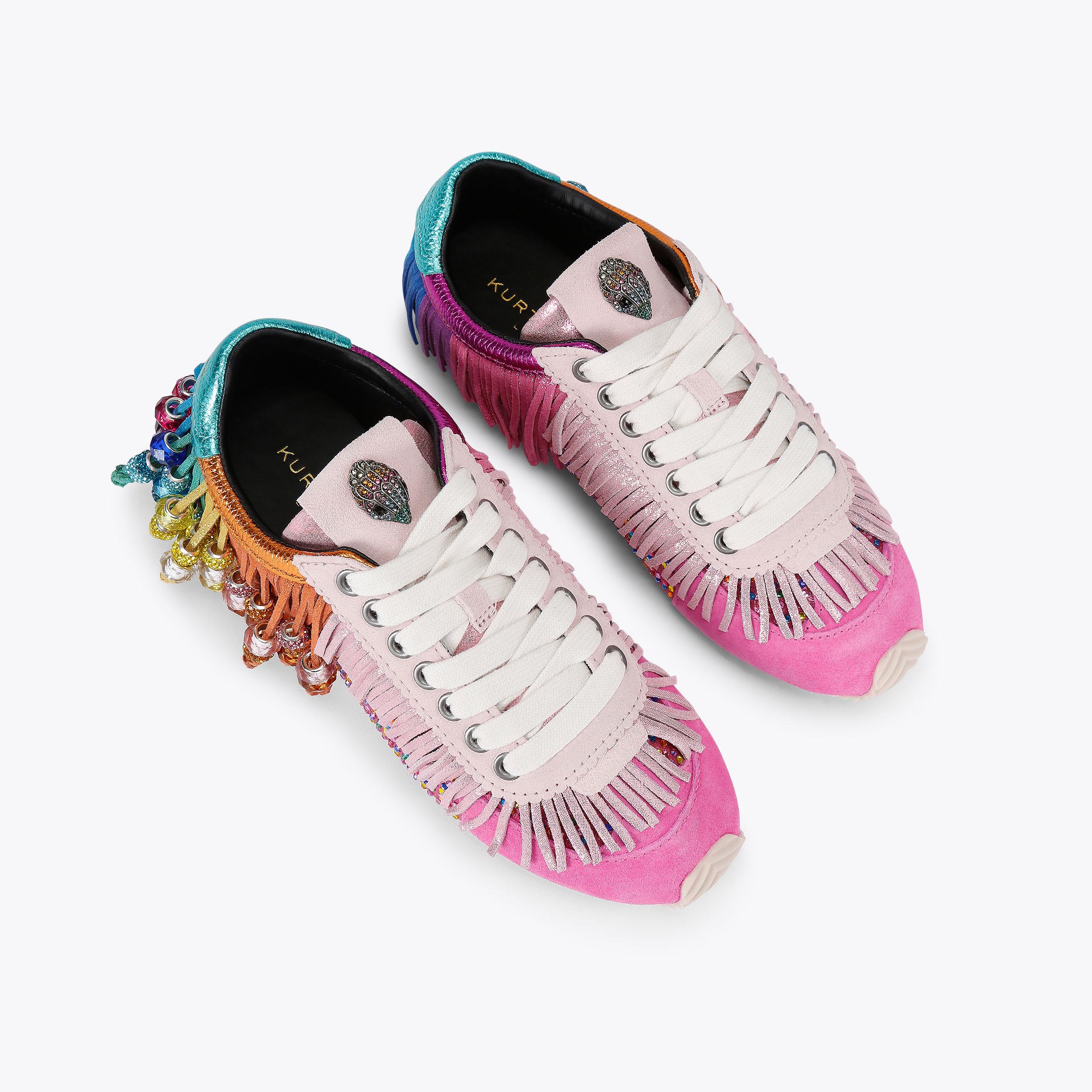 Kurt Geiger London Islington Fringe Sneaker - Multi Colored - view 3