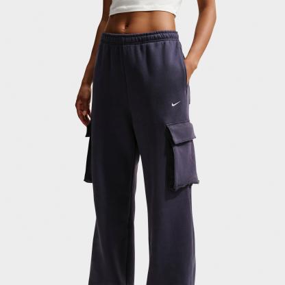 Women's Nithtke Studio Fleece Medium-Weight High-Rise Oversized Cargo Pants - Gridiron/Sail