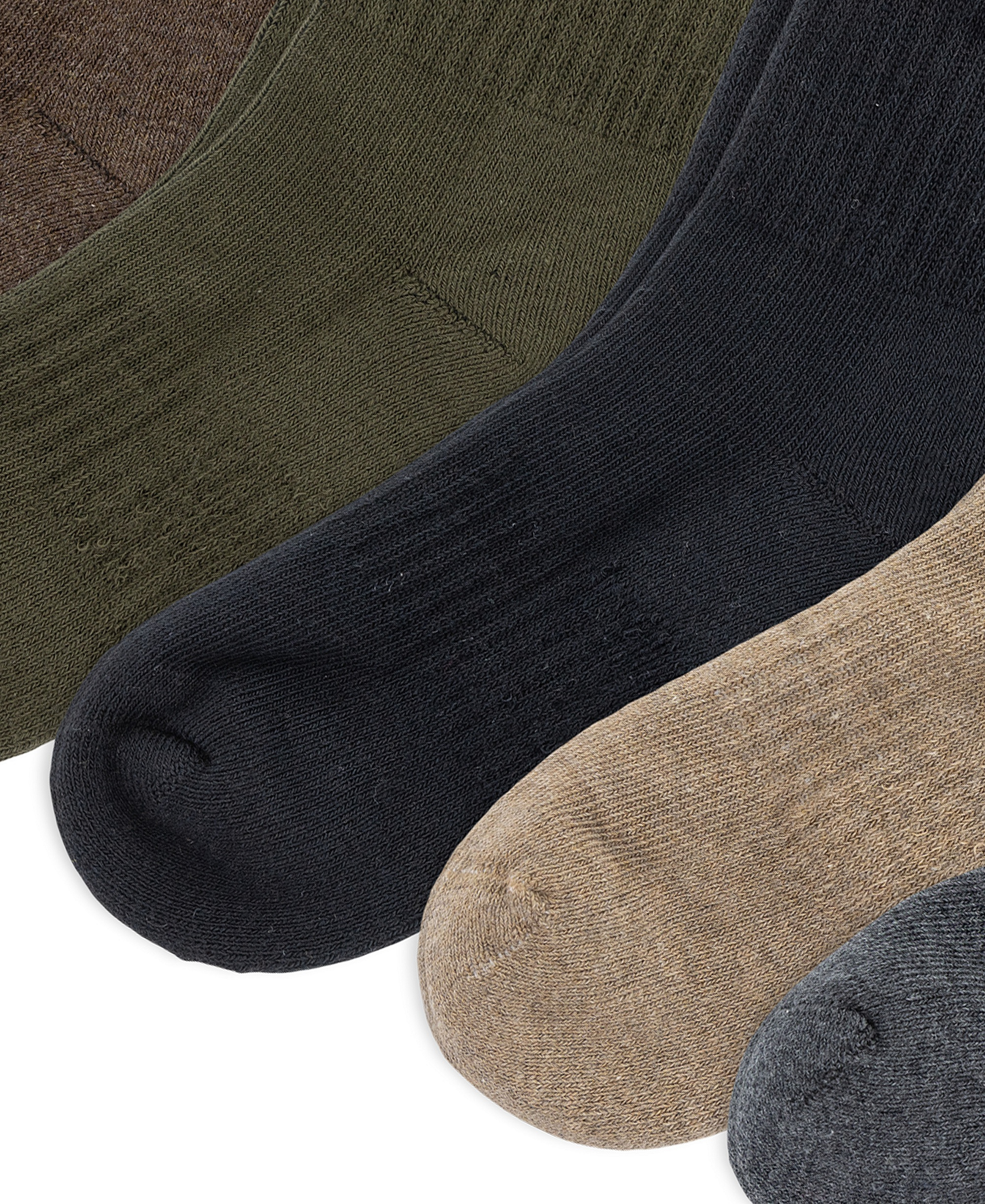 Polo Ralph Lauren Boys' 4-11 Solid Crew Socks, 6-Pack - Charcoal