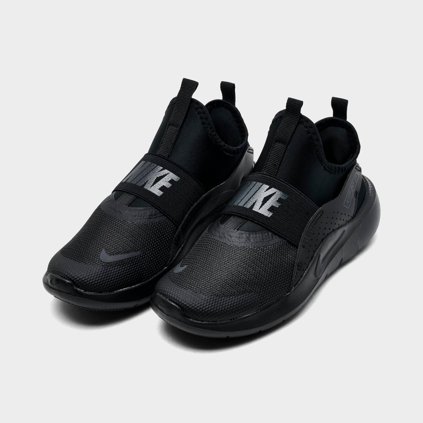 Little Kids' Nithtke Flex Runner 4 Running Shoes - Black/Anthracite/Black - Both shoes facing left