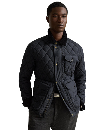Polo Ralph Lauren Men's Beaton Quilted Water-Repellent Full-Zip Jacket - Polo Black