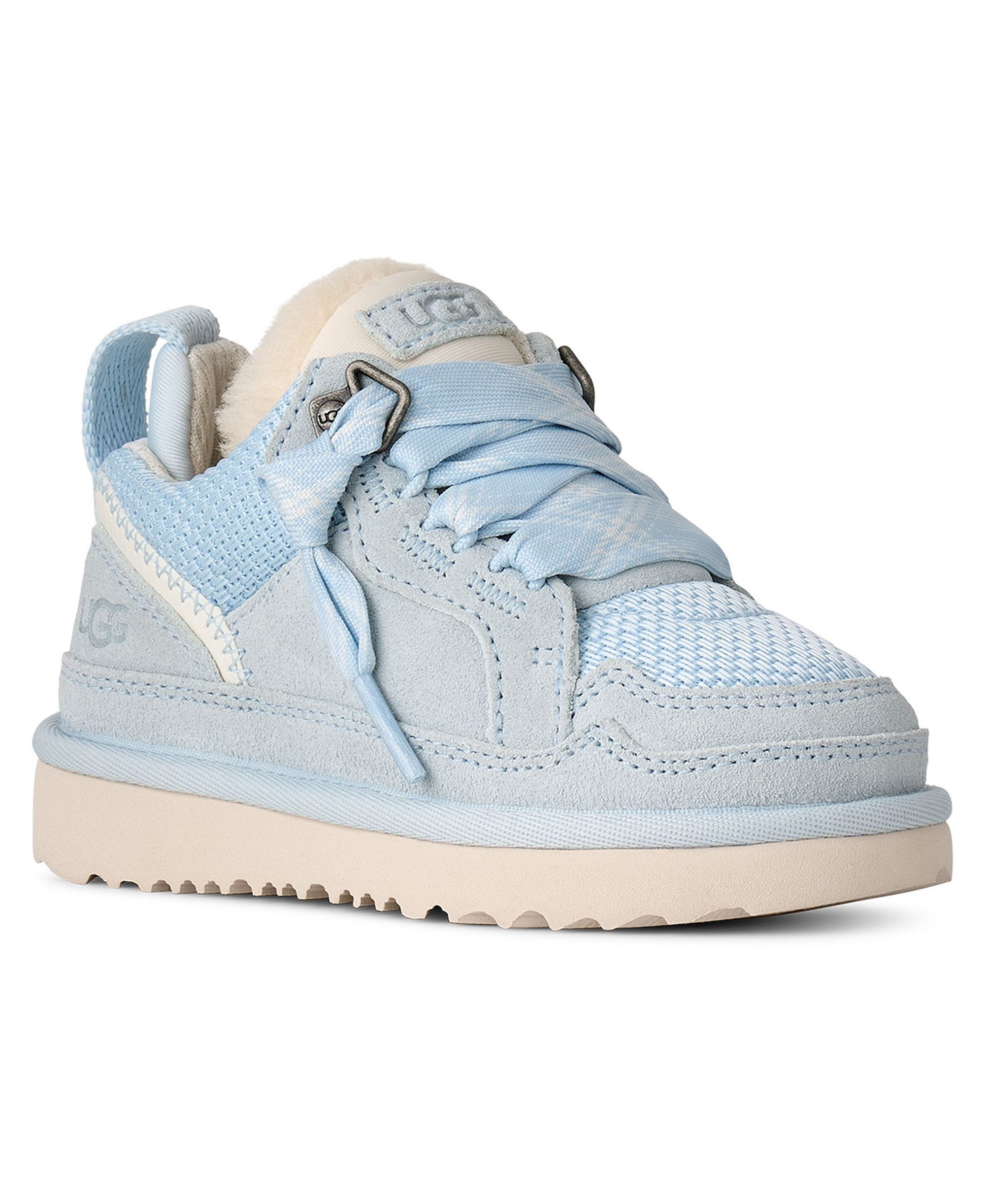 UGG® Toddler Kids Lowmel Lace-Up Sneakers - Sky Blue