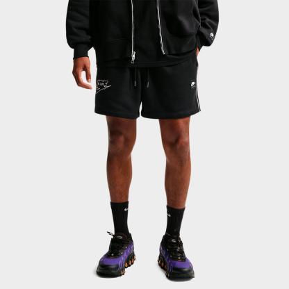 Men's Nithtke Air Fleece Shorts - Black/White/White