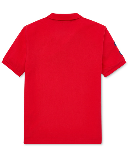 Polo Ralph Lauren Boys' 8-20 Big Pony Cotton Mesh Short-Sleeve Polo Shirt - RL 2000 Red