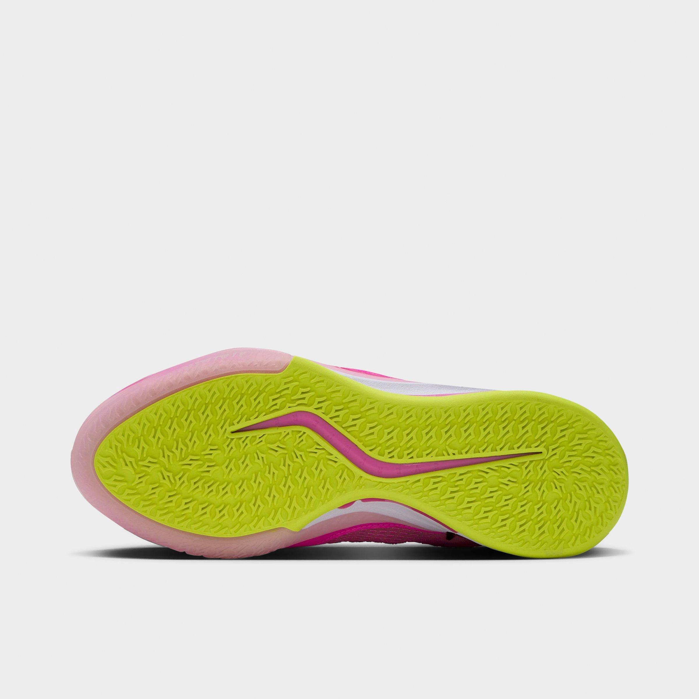 Nithtke Sabrina 4 Basketball Shoes - Desert Pink/Lemon Venom/Pink Rise/Shadow Brown/Sail - Bottom view