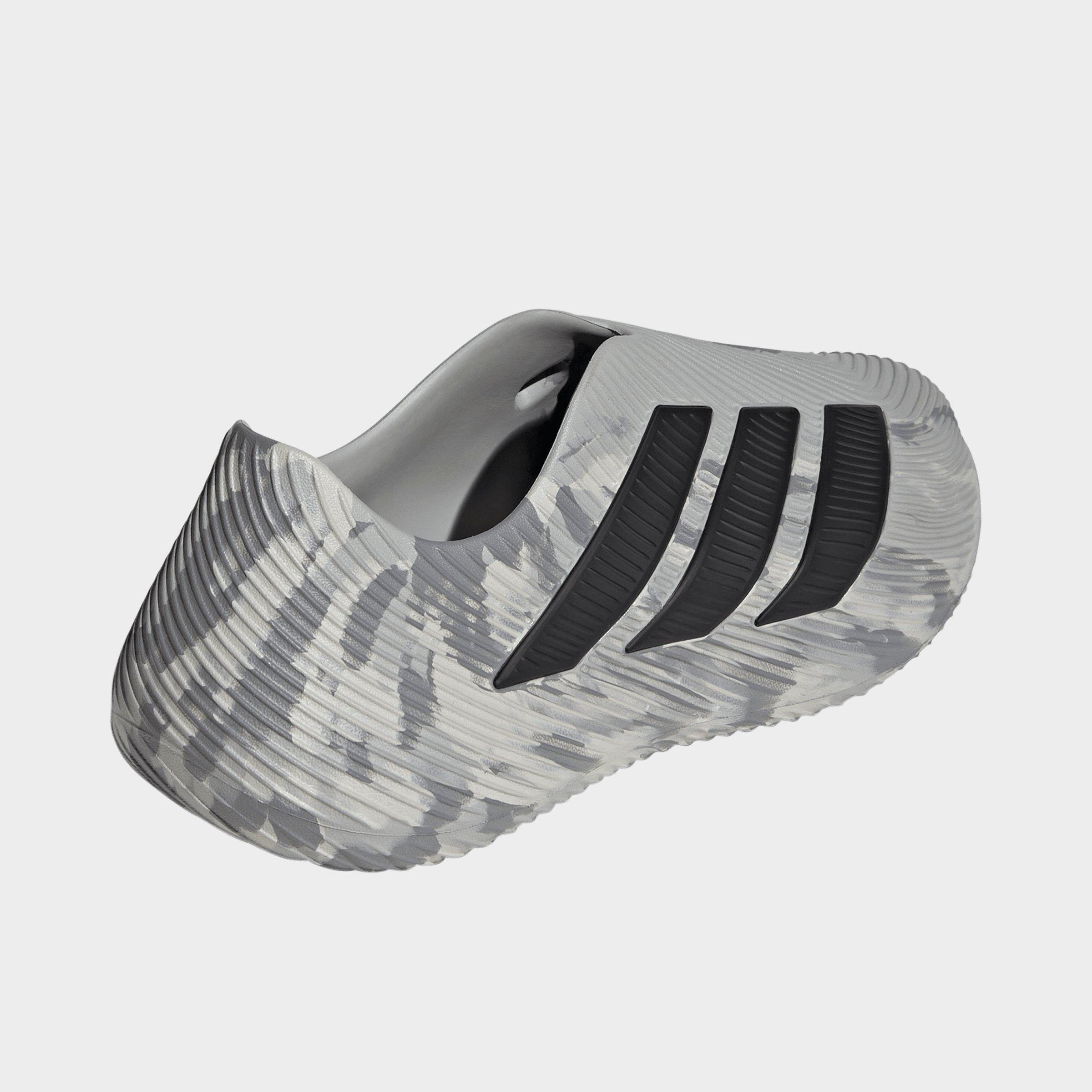 Big Kids' adidas Purechill Casual Shoes - Grey Two/Black/Grey One - Back view