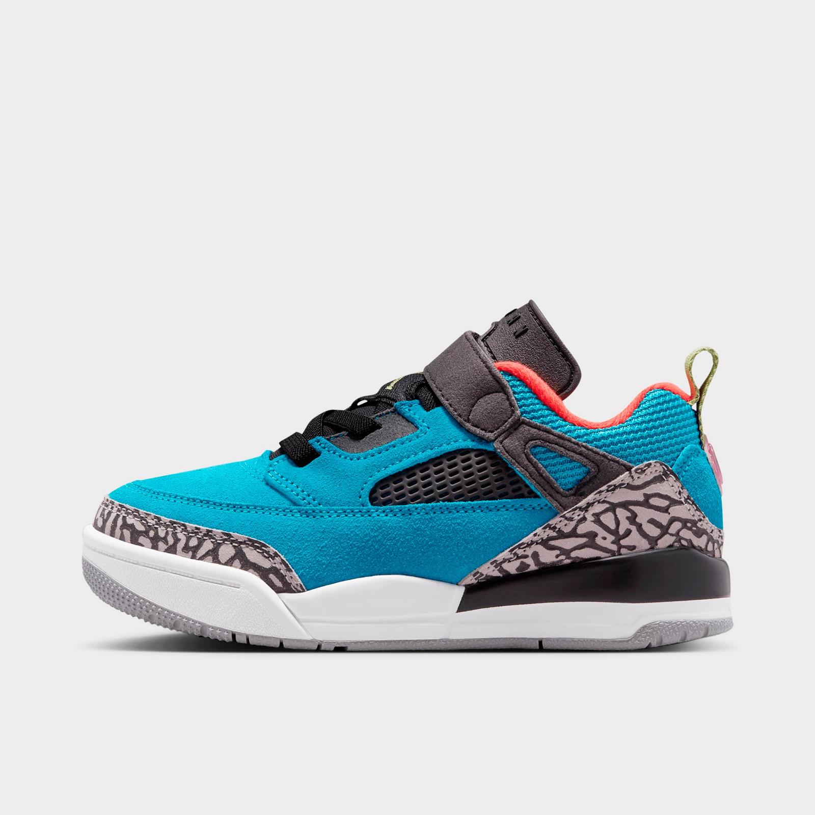 Little Kids' Jordan Spizike Low Casual Shoes - Neo Turquoise/Light Crimson/Cosmic Fuchsia/Vivid Green - view 1