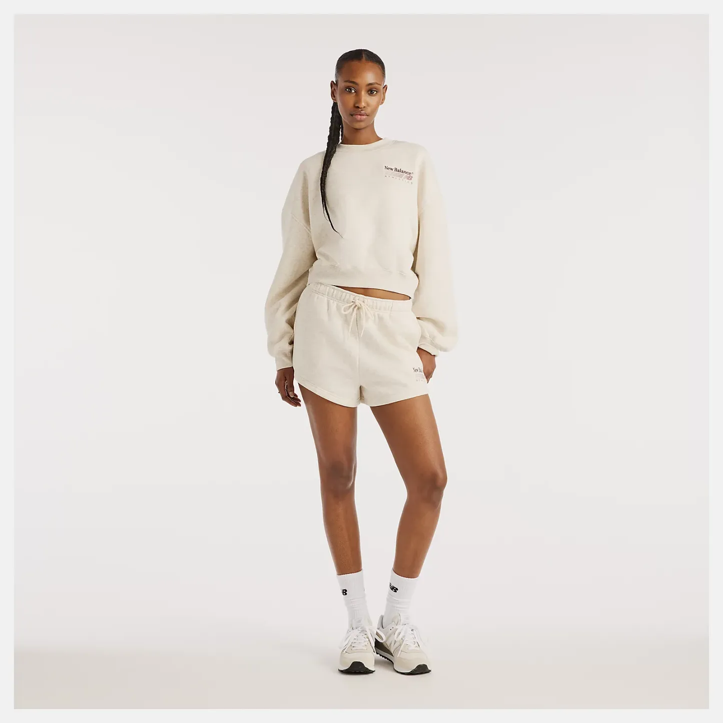 New Balance Trackside Fleece Crew, WT62T7JOLIT