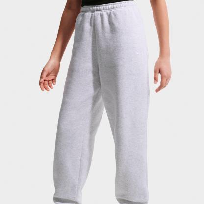 Girls' Big Kids' Nithtke Sportswear Studio Fleece Jogger Pants - Birch Heather/White/White