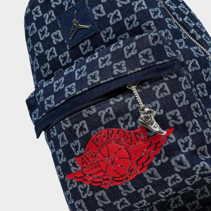 Jordan Wings 23 Monogram Backpack (20.8L) - Indigo Blue - view 8
