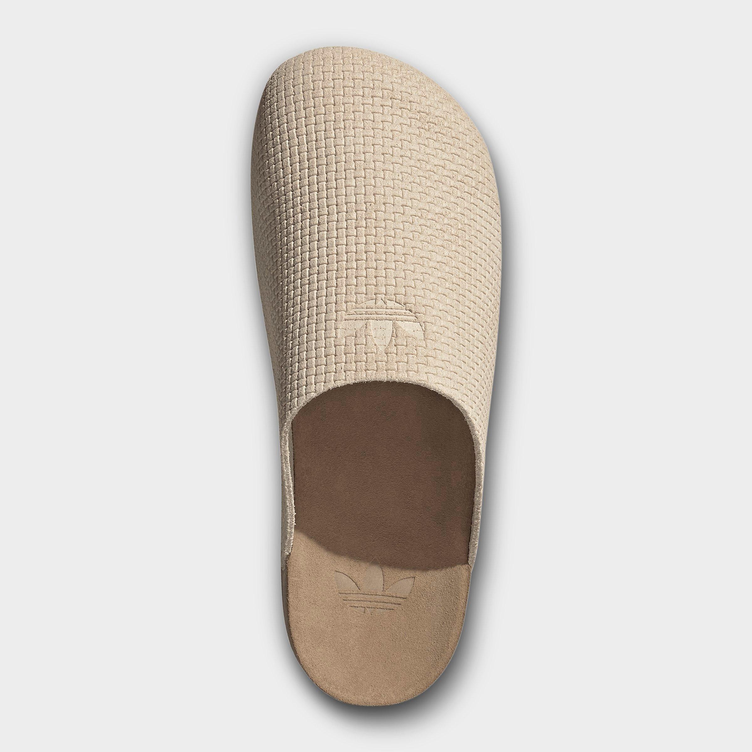 Men's adidas Originals Adimule Slide Sandals - Sand Strata - Top view