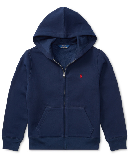 Polo Ralph Lauren 8-20 Boys' Cotton Fleece Zip Up Hoodie - Cruise Navy