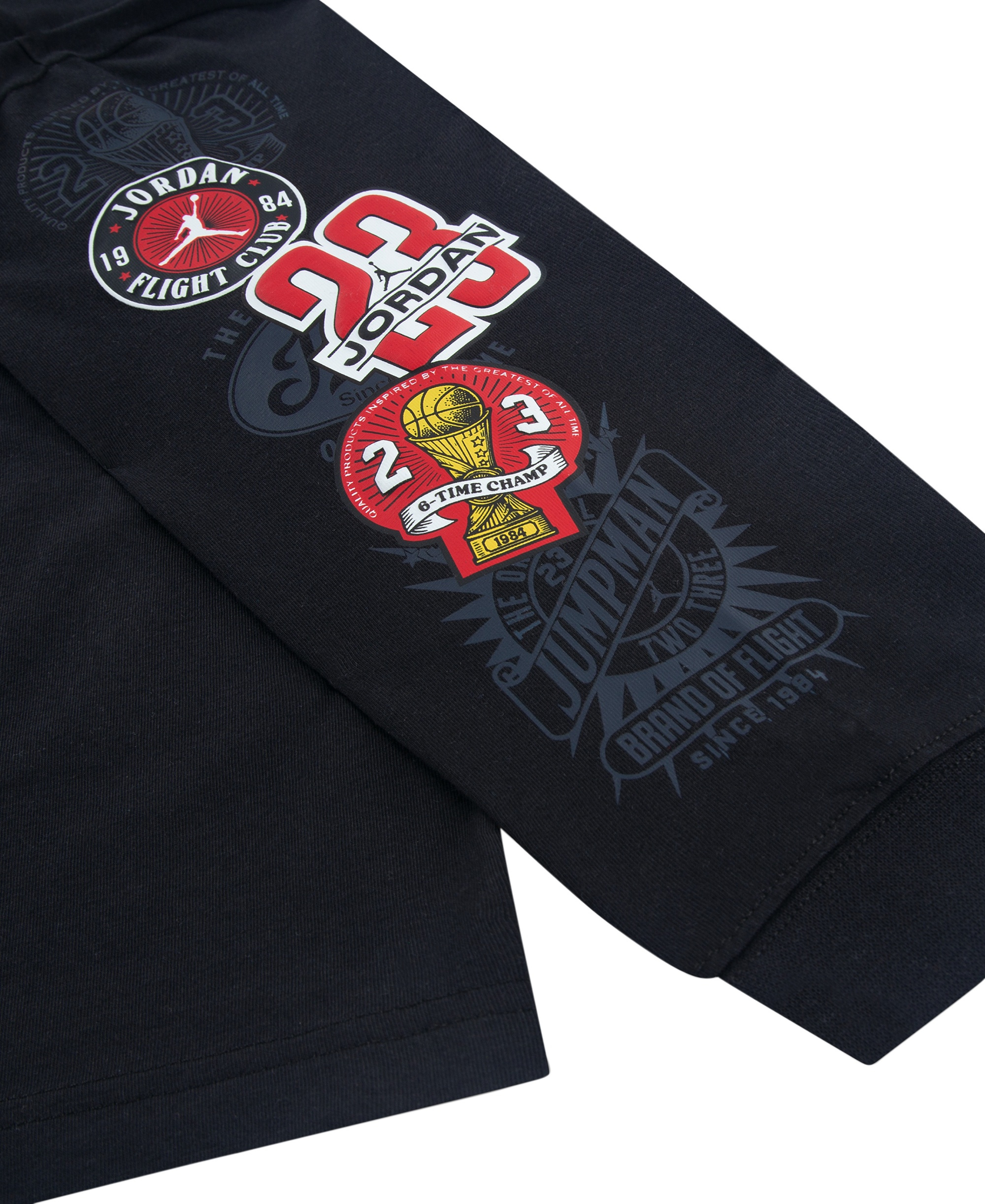 Jordan Boys' 4-7 I23 Highway Long-Sleeve T-Shirt - BLACK