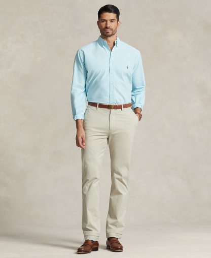 Polo Ralph Lauren Men's Big & Tall Stretch Classic-Fit Twill Pants - Classic Stone