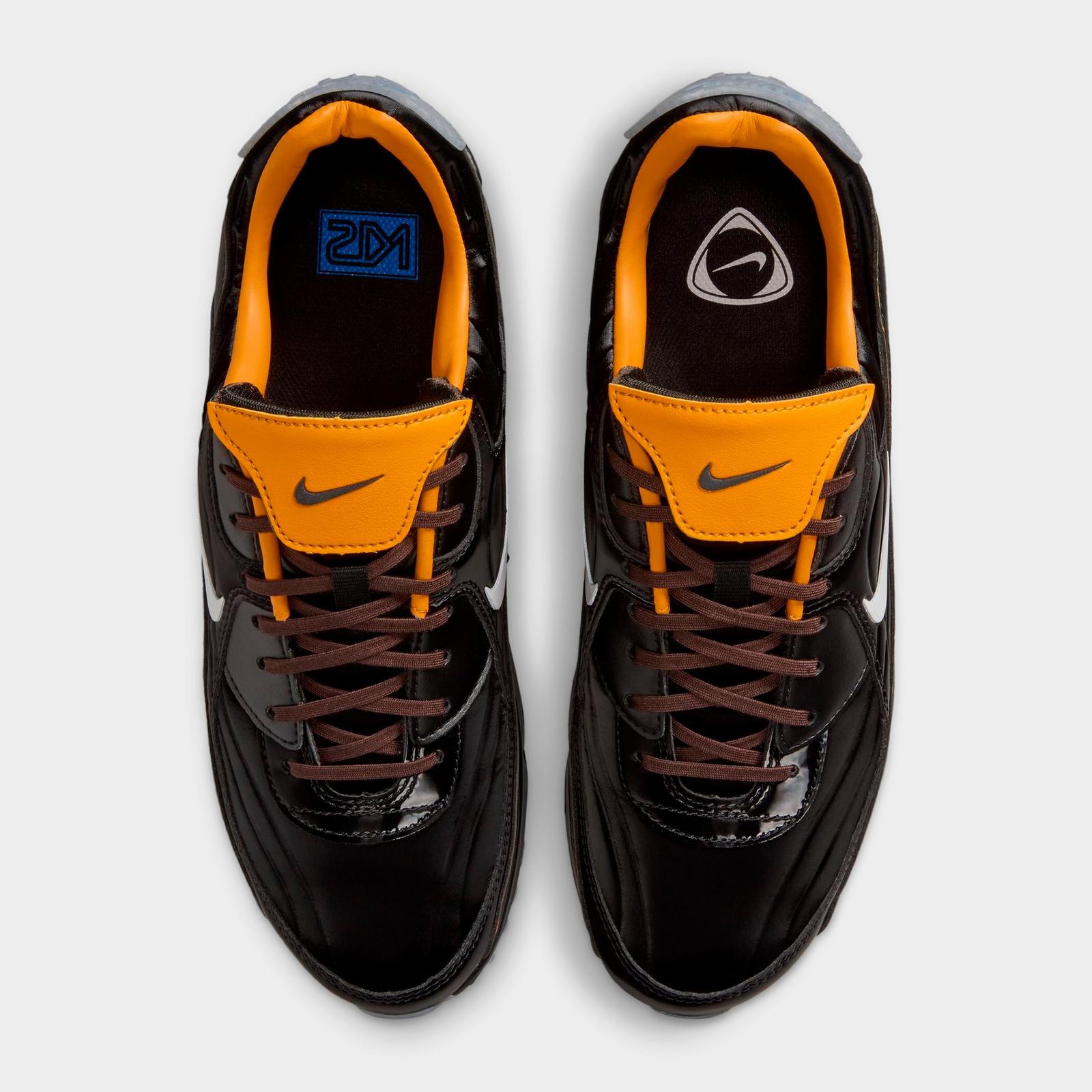 Men's Nike Air Max 90 SE Mercurial Casual Shoes - Black/Gold Leaf/Pear/White