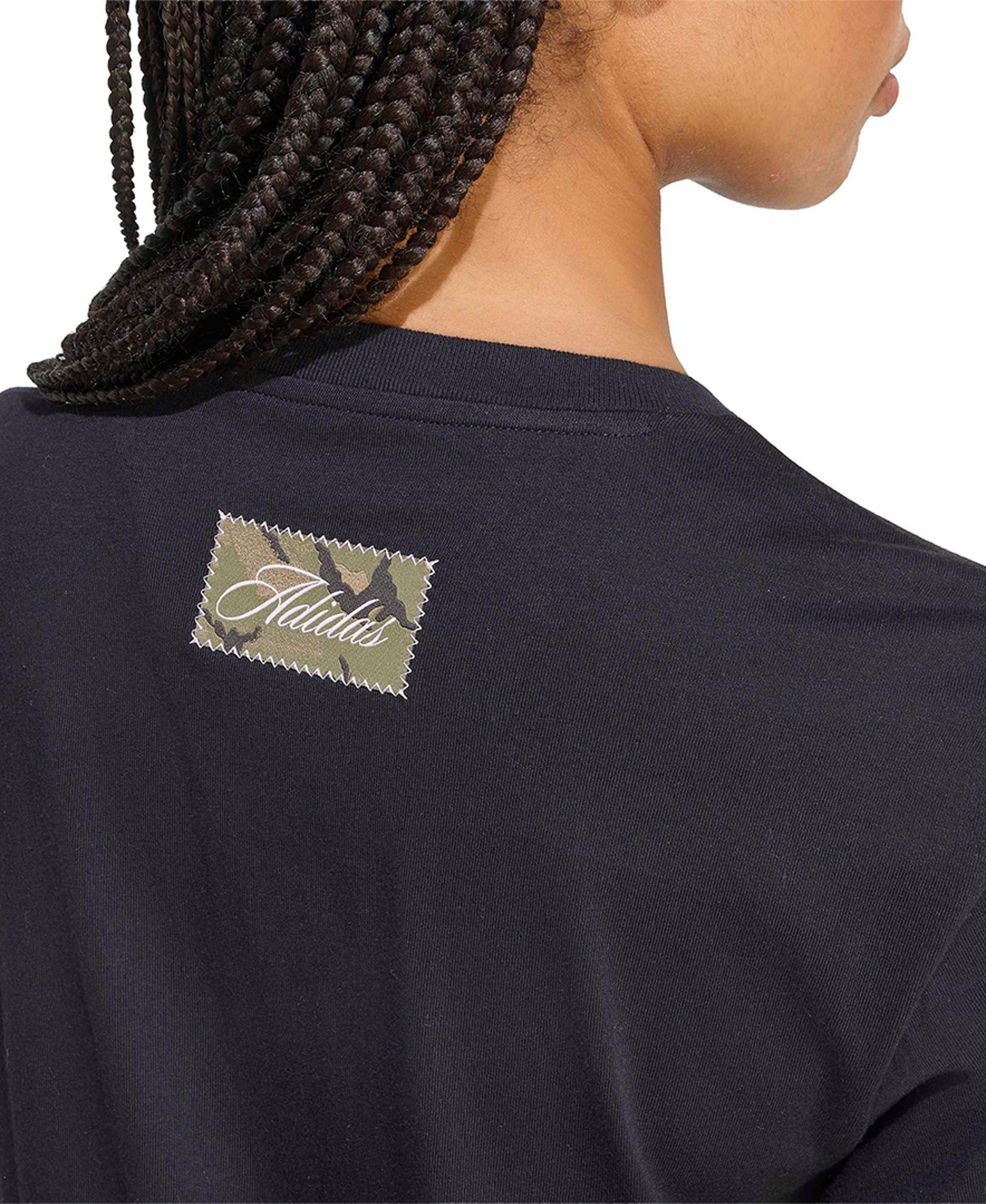 adidas Women's Camo T Camo-Print T-Shirt - Black