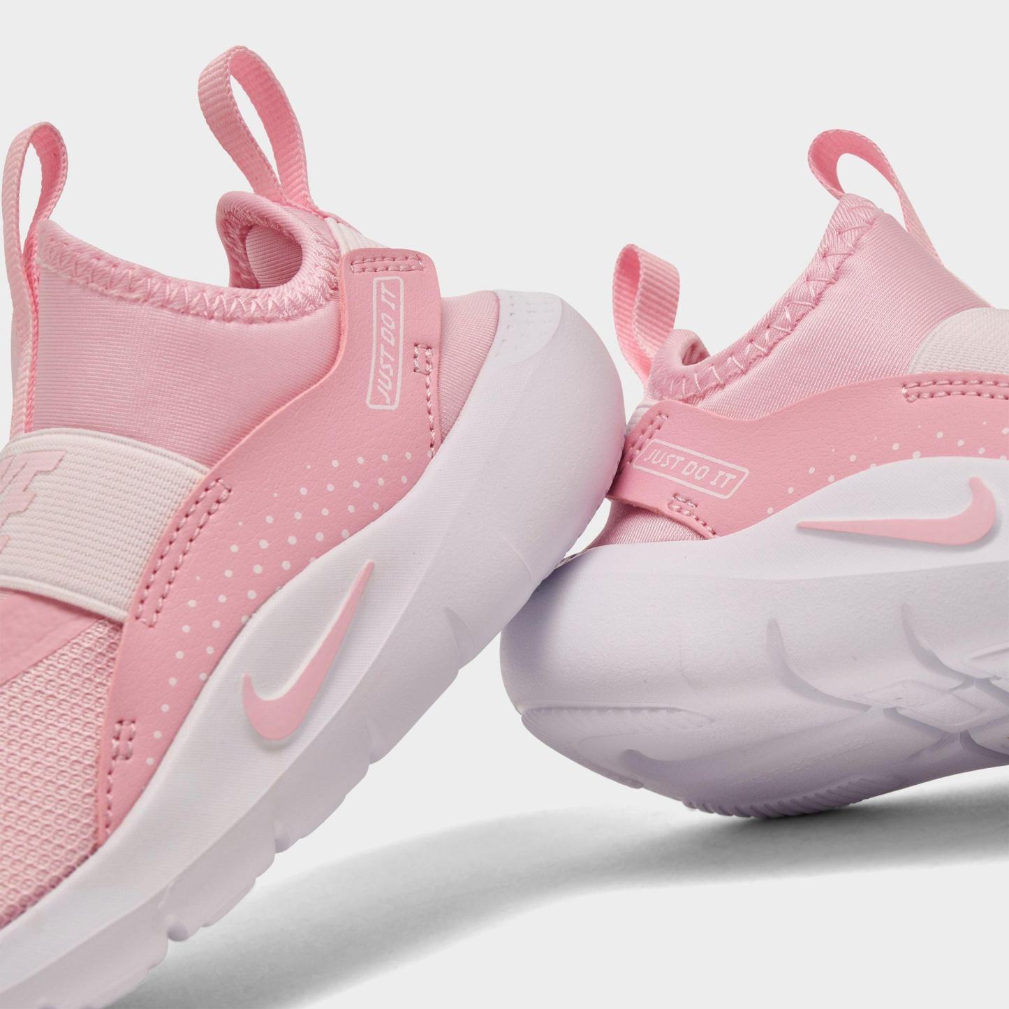 Kids' Toddler Nithtke Flex Runner 4 Running Shoes - Medium Soft Pink/Pink Foam/White - Detail shot
