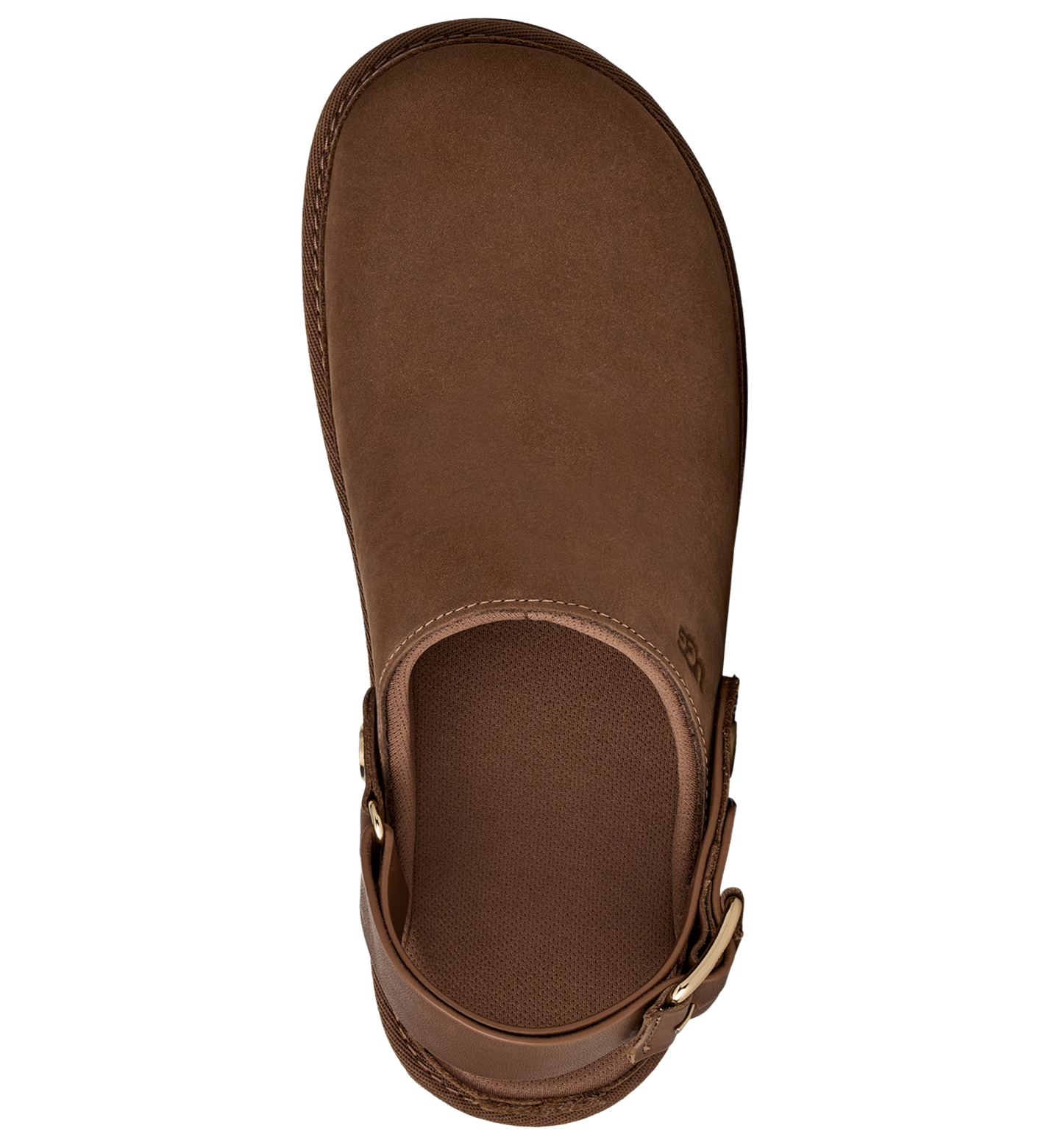 UGG® Women's Goldenstar Villa Round Toe Clogs - Dark Chestnut