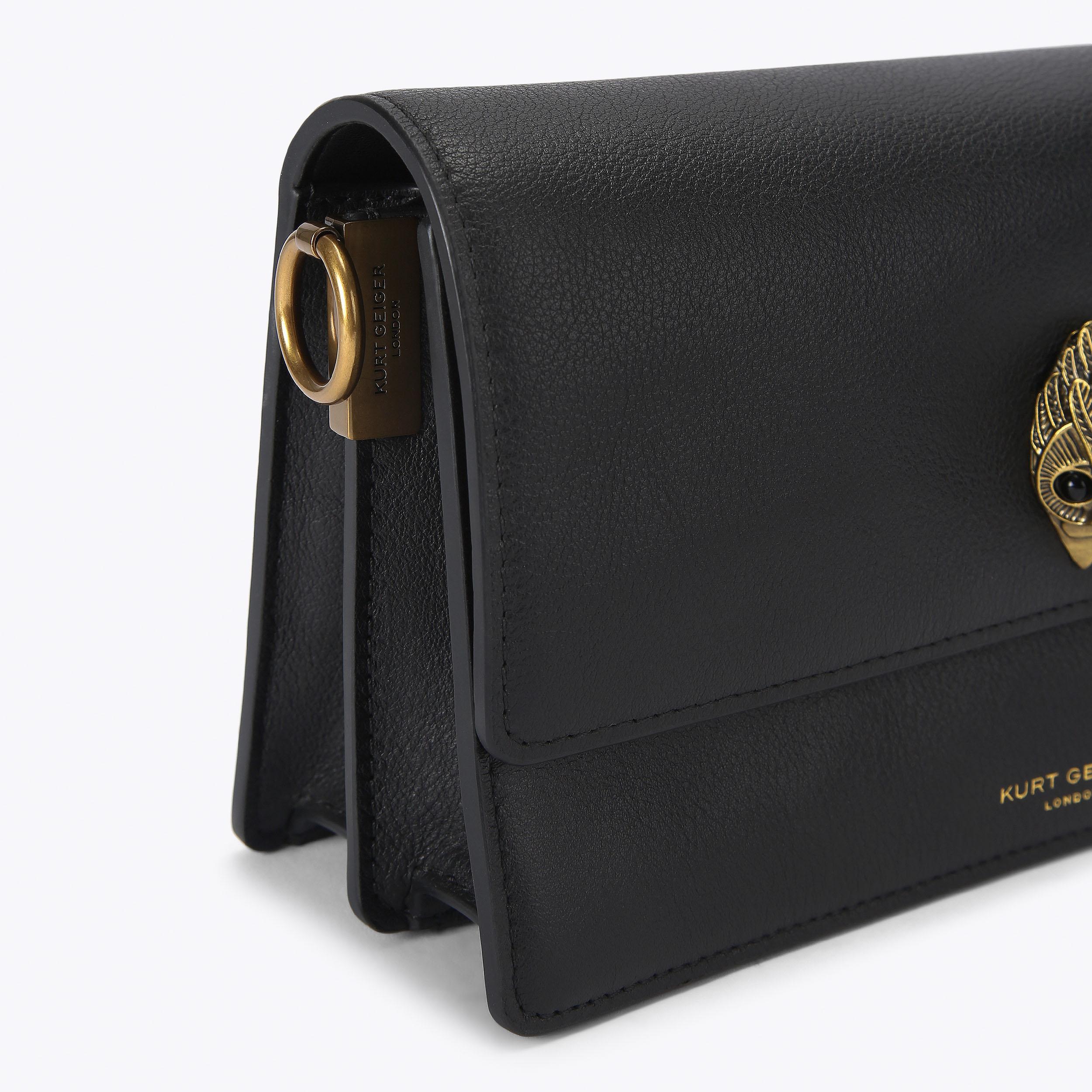 Kurt Geiger London Sloane Soft Shoulder Bag - Black - view 6