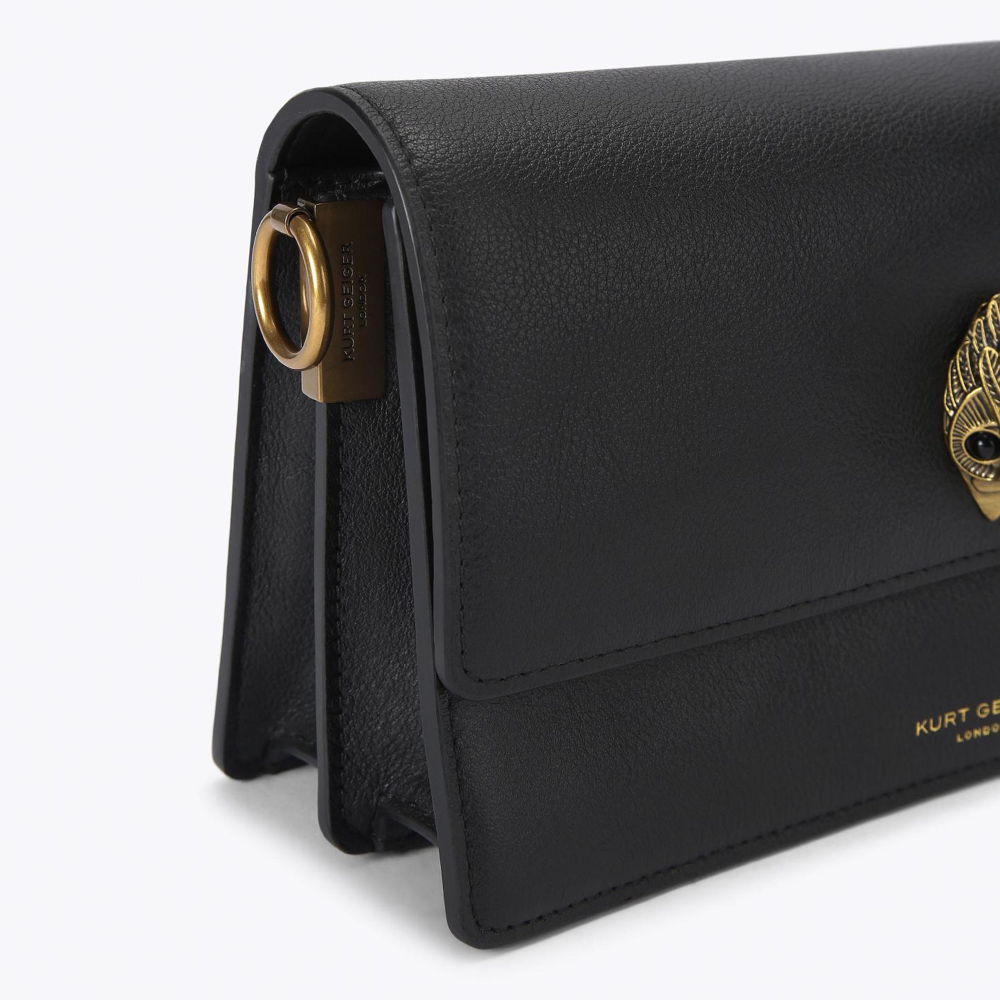 Kurt Geiger London Sloane Soft Shoulder Bag - Black - view 6