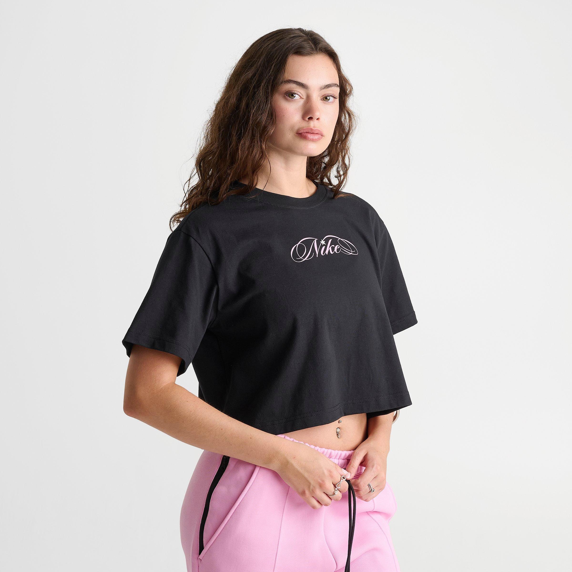 Women's Nithtke Sportswear Goddess Cropped T-Shirt - Black