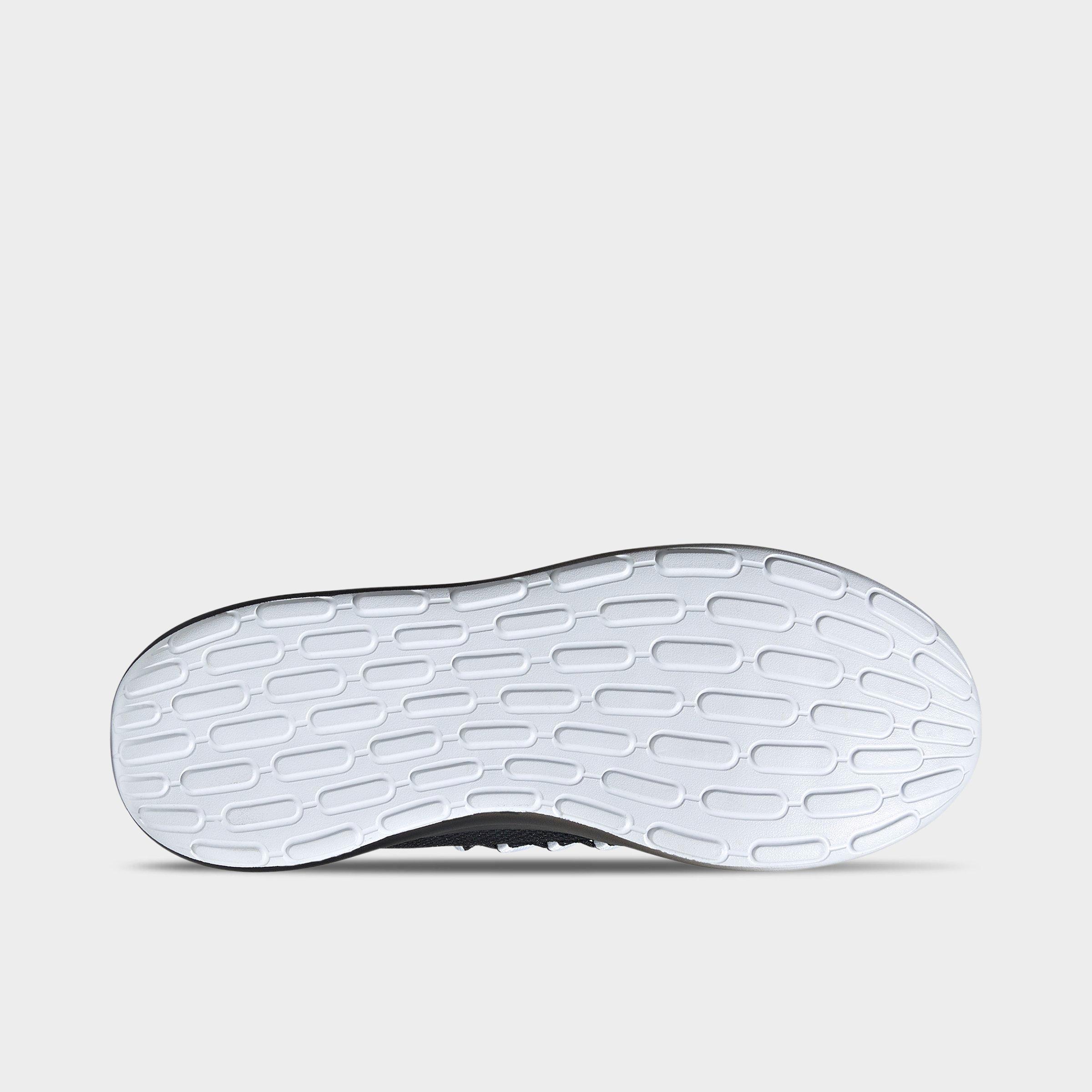 Men's adidas Lite Racer Adapt 7.0 Casual Shoes - White/Black/White - Bottom view