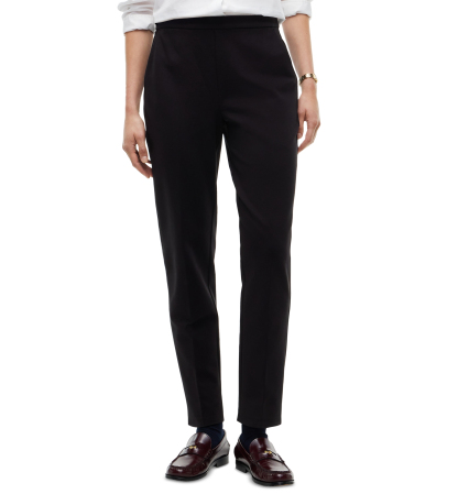 Tommy Hilfiger Women's Straight Slim Pull-On Pants - Black