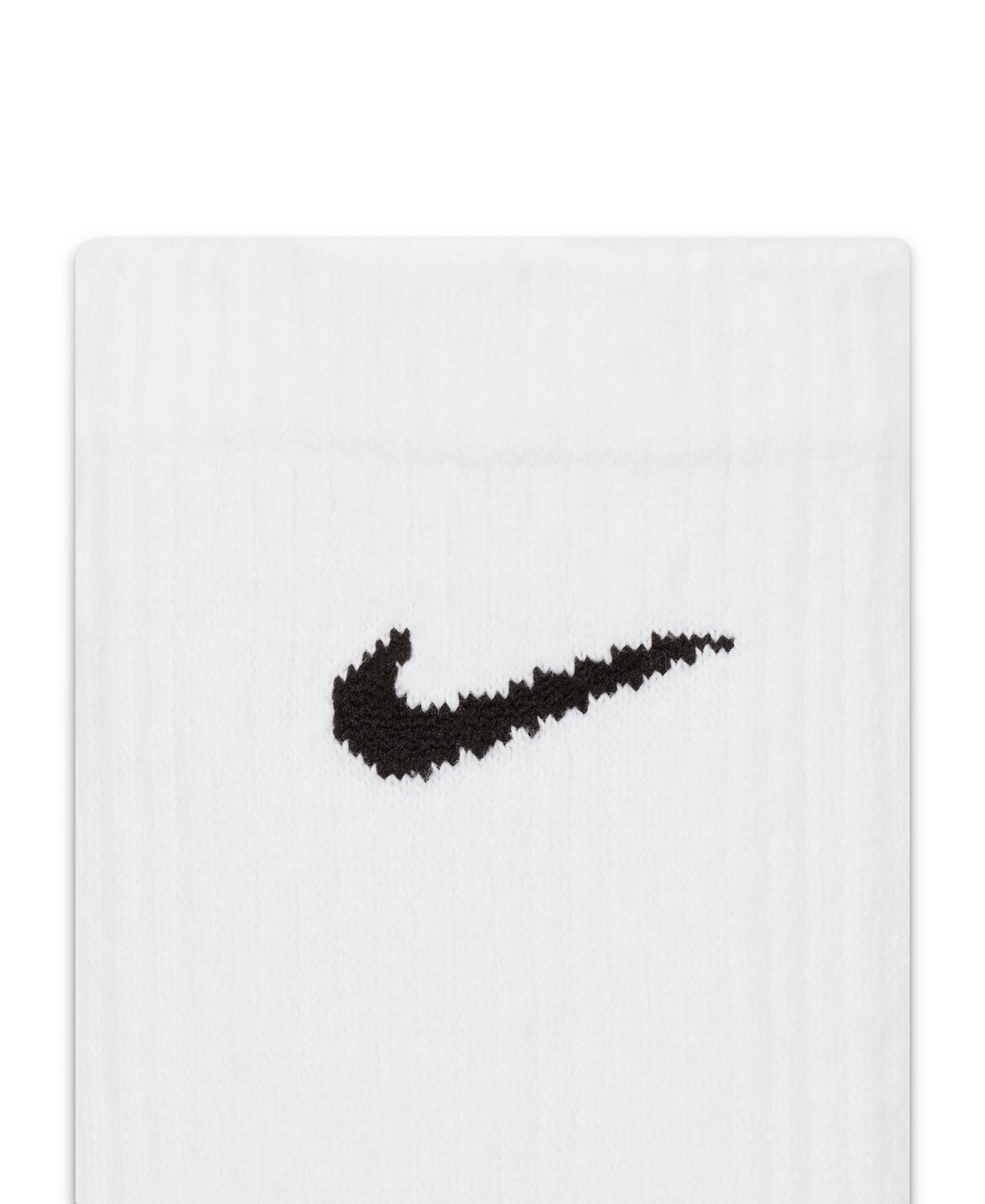 Nike Unisex Everyday Plus Cushioned Training Crew Socks 3 Pairs - White