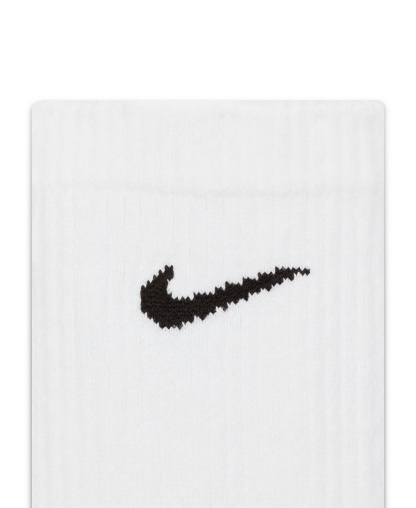 Nike Unisex Everyday Plus Cushioned Training Crew Socks 3 Pairs - White