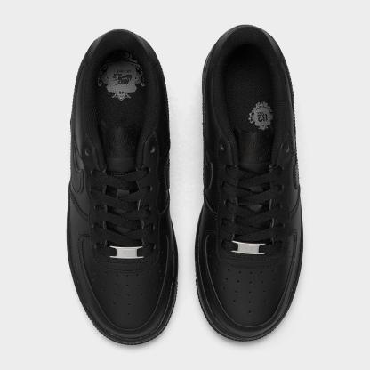 Big Kids' Nike Air Force 1 Low Casual Shoes - Black/Black