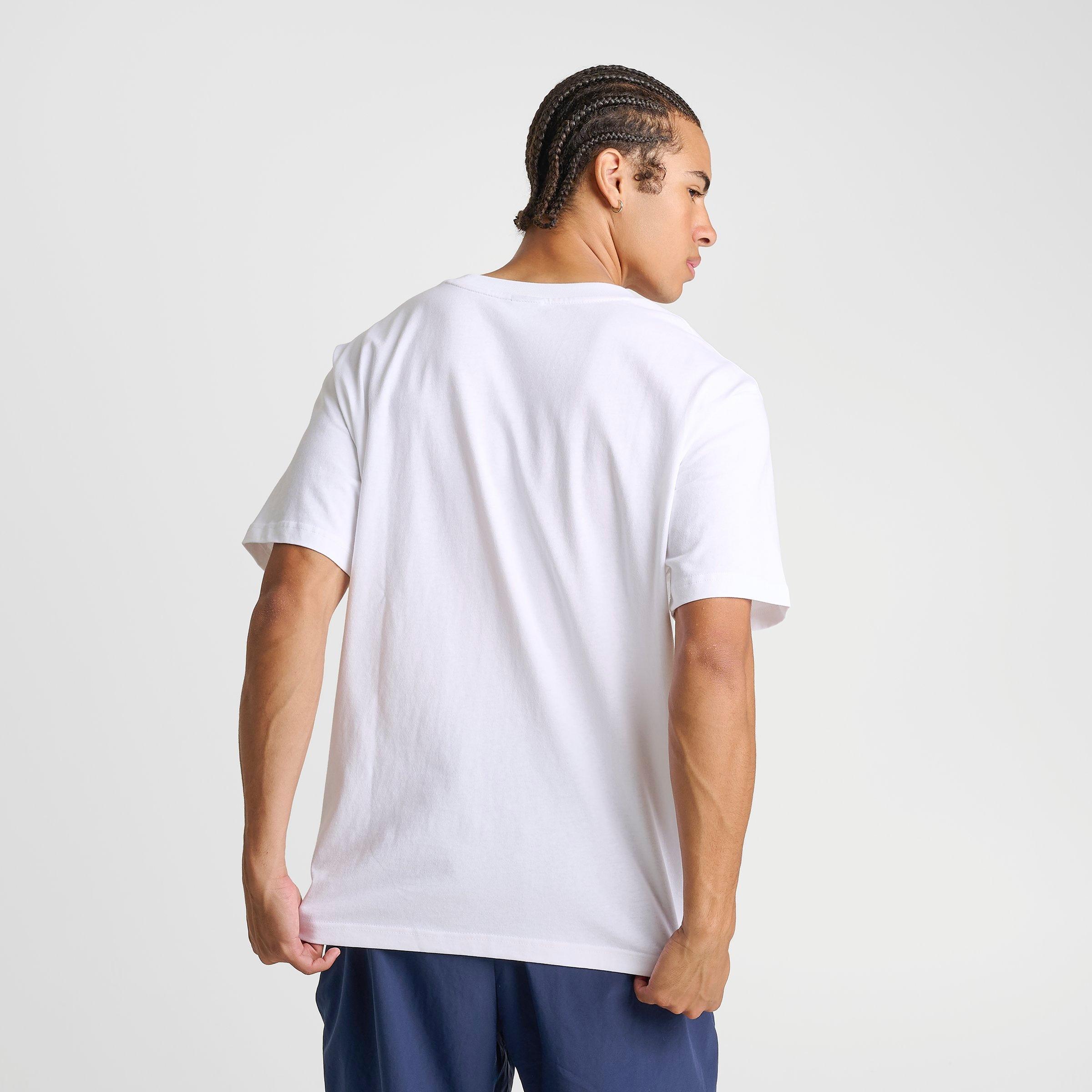 Men's New Balance Classic Tri-Logo T-Shirt - White - view 4